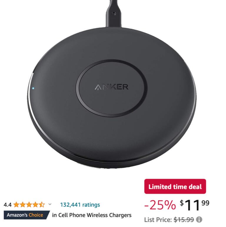 Anker's Most Sold 10W Wireless Charger For iPhone is Also On Sale For $12 1