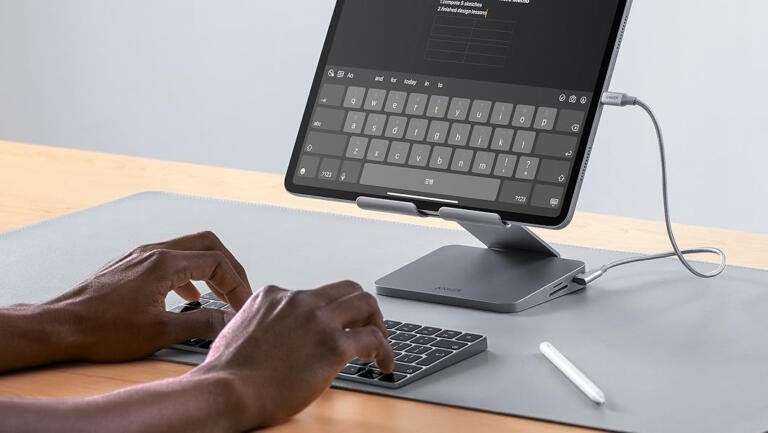 Maximize Your iPad's Productivity With Anker's 8 in 1 USB Hub + Stand For $64 (36% OFF) 1