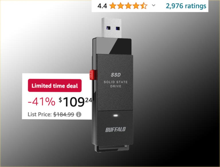 BUFFALO's External SSD 2TB is A Must Have For Apple Device At $109 1
