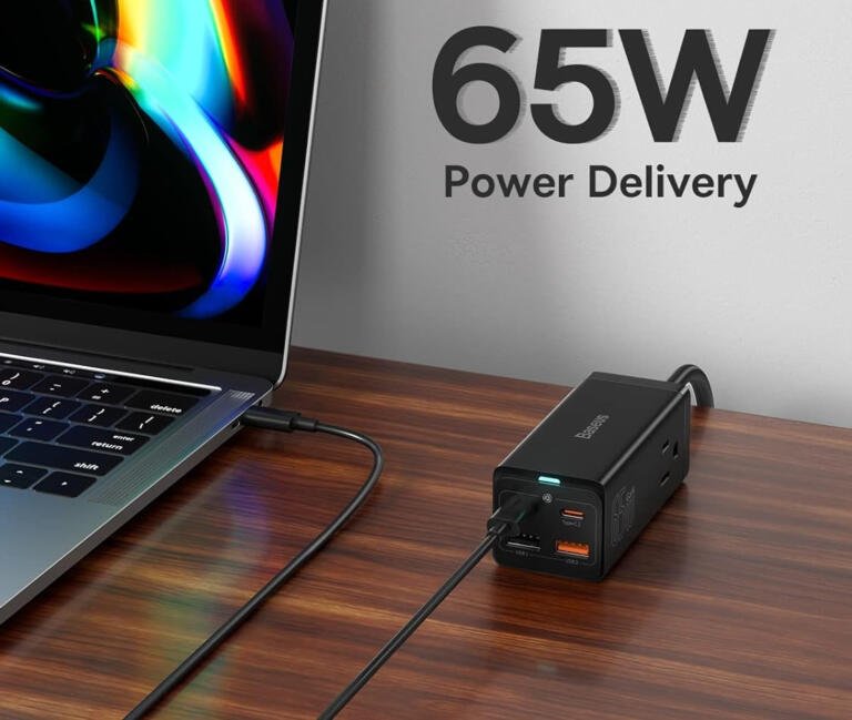 Upgrade Your Charging Setup: Baseus 65W USB-C Station, Only $22 2