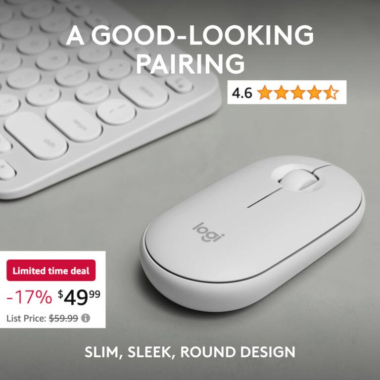 Elevate Your Workspace with Logitech Pebble 2 Combo for Windows/Mac At $50 1