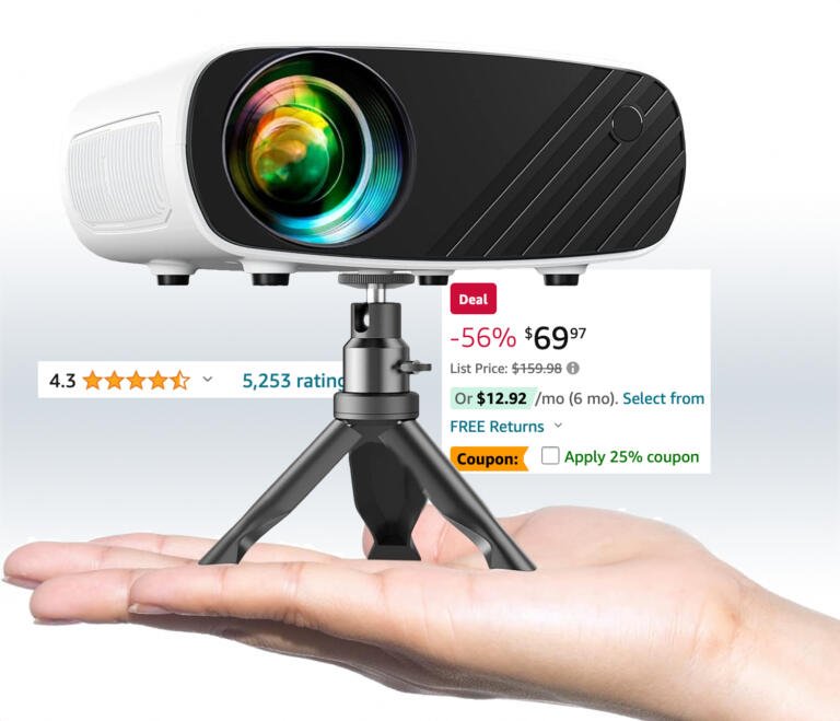 Take This Portable iPhone Mini Projector - Big Entertainment, Small Price At $52 15 Take This Portable iPhone Mini Projector - Big Entertainment, Small Price At $52 15