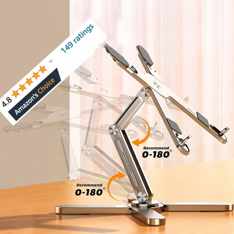Get Organized with Amazon's Best Selling 360 Rotating Laptop Stand That's On Sale for $30 1