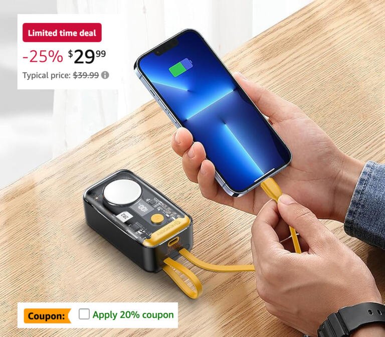 Charge On the Go: Apple Watch & iPhone Power Bank Discounted to $24, $40 Usually 18 Charge On the Go: Apple Watch & iPhone Power Bank Discounted to $24, $40 Usually 18