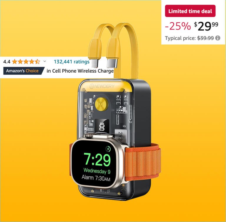 This Power Bank is Specially Made For Apple Watch & iPhone, Discounted To $24 1