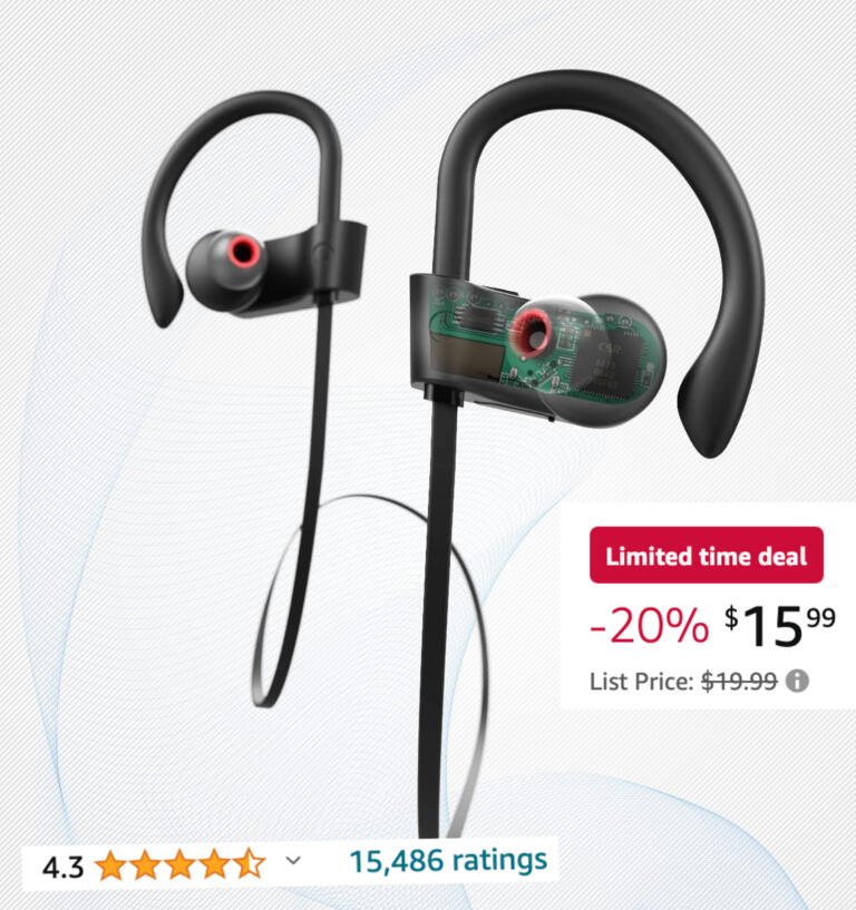 This $16 Earbuds is Water Resistant, Has Stereo Sounds and It's Highly Rated! 1