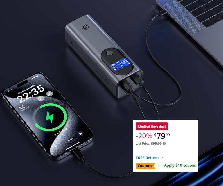 POWERΛDD Pro 27000mAh 140W Power Bank For Laptop Slips Down To All New Low Price 15 POWERΛDD Pro 27000mAh 140W Power Bank For Laptop Slips Down To All New Low Price 15