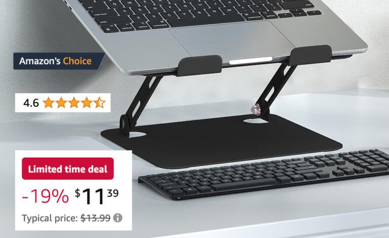 Deal Alert: Score $12 Laptop Stand for Comfortable Work Sessions! 6 Deal Alert: Score $12 Laptop Stand for Comfortable Work Sessions! 6