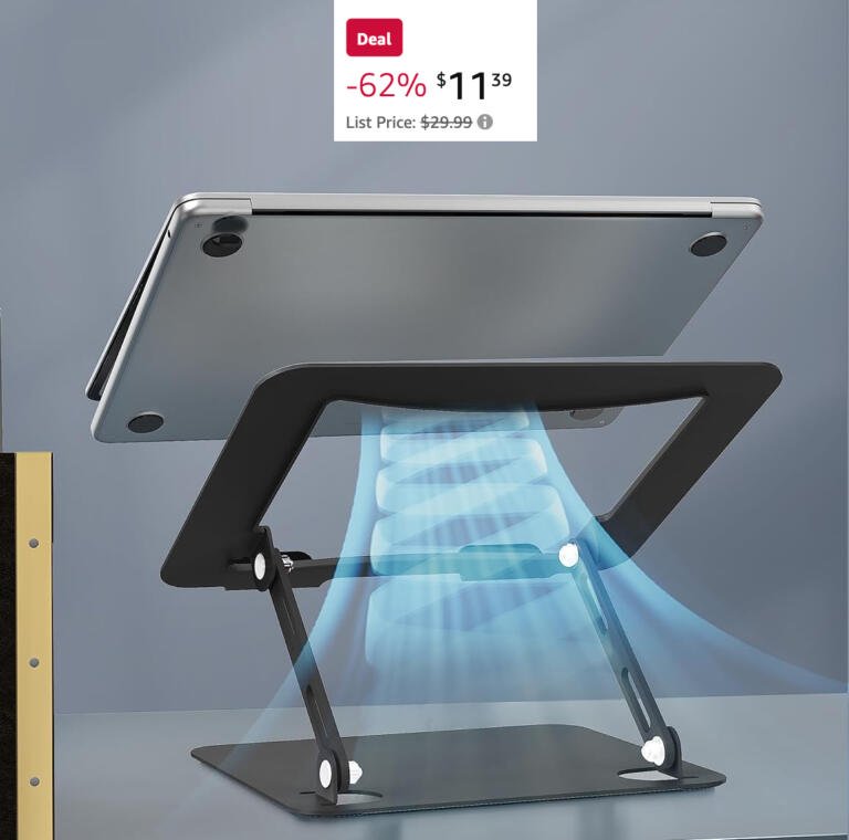 Take This Sturdy Laptop Stand for Desk At Just $12 With A Huge Amazon Price Drop 1