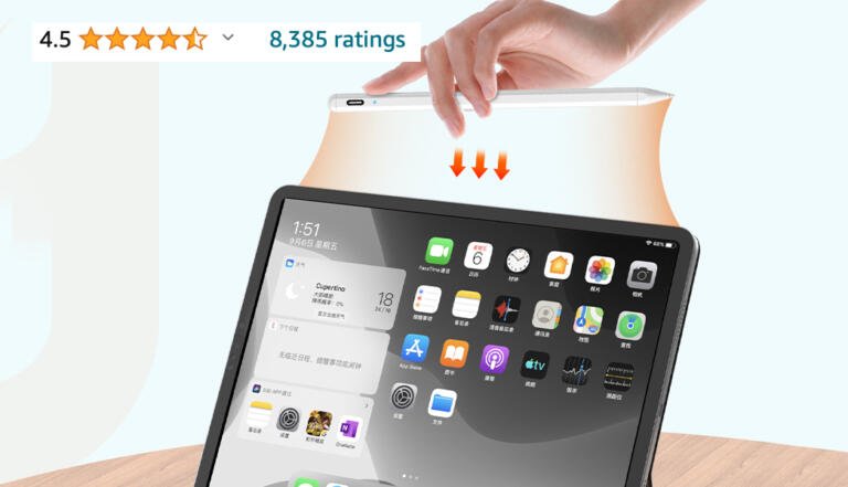 iPad Companion: Most Liked Stylus Pen with Palm Rejection Now $21.59 (8K Rating) 1