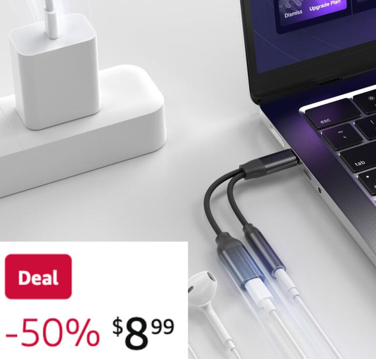 Enhance Your iPhone 15 Experience with USB-C Charger & Headphone Connector That's Currently $9 5