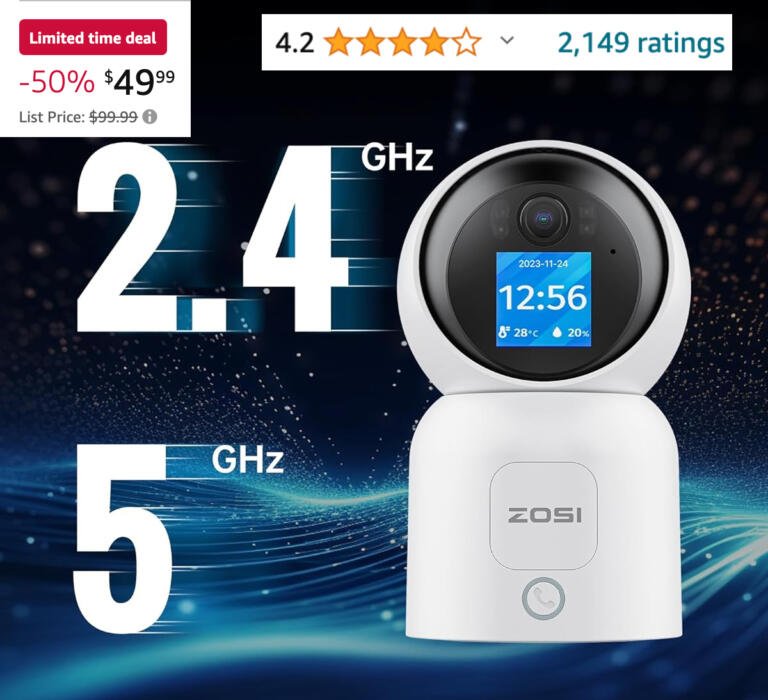 Take This High Quality 2 Way Video Security Camera For $50 (50% Price Drop) 1