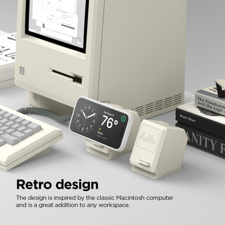 Apple's MagSafe Ready elago's Macintosh Style Charging Stand Down At Just $15 1