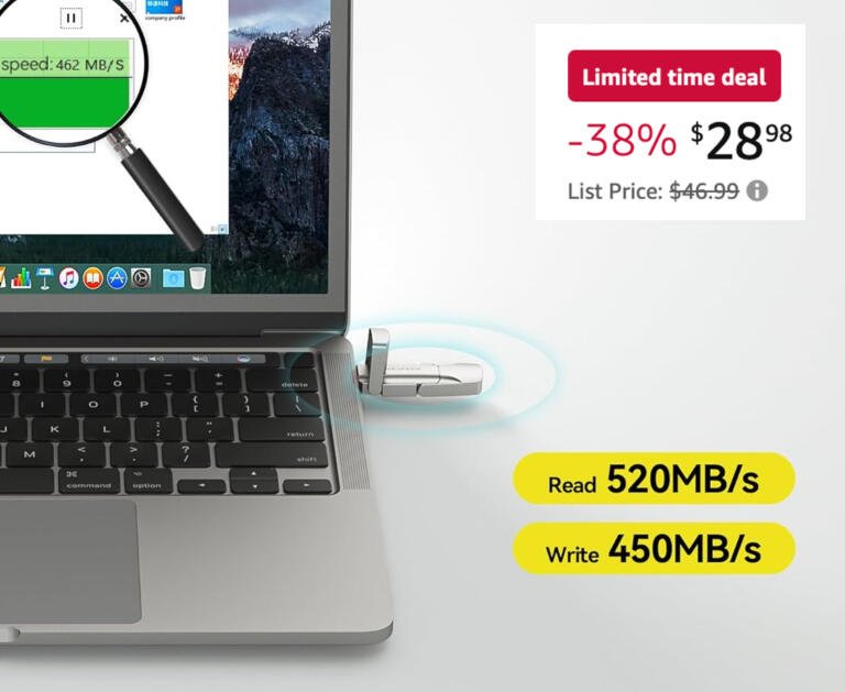 Get Moving with 256GB Flash Drive for iPhone 15 Pro Max - Only $29 12 Get Moving with 256GB Flash Drive for iPhone 15 Pro Max - Only $29 12