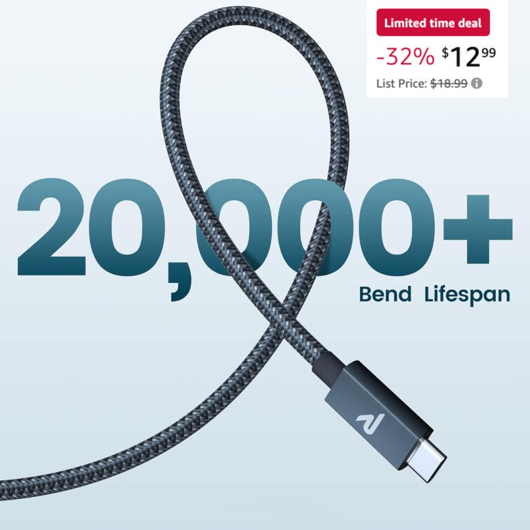 Durability Meets Affordability: RAMPOW's USB C Cable, Now $13 13 Durability Meets Affordability: RAMPOW's USB C Cable, Now $13 13