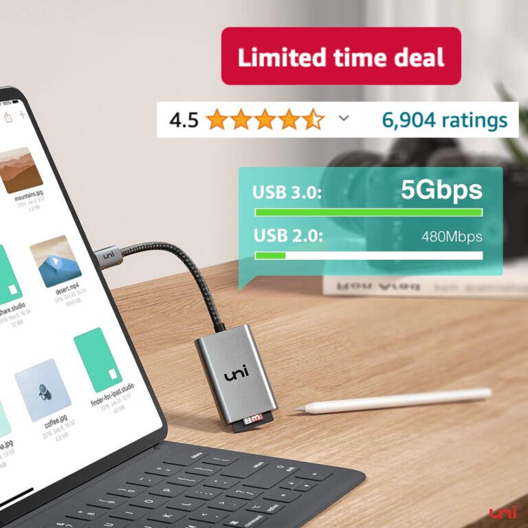 Add SD/MicroSD Card Support On iPhone 15 With This USB C SD Card Reader For $10! 1