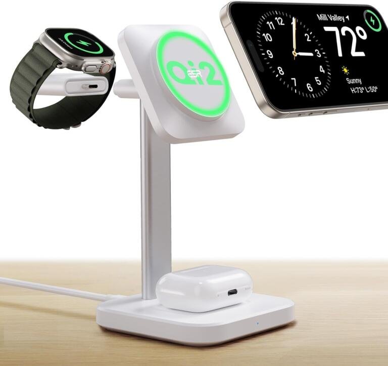 Power Up Your Apple Devices with ESR Qi2 Charging Station - Now $18 Off 1
