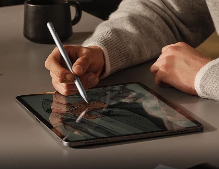 Elevate Your Digital Art with Magnetic Wireless Charging iPad Pen with Tilt Sensitivity, Palm Rejection – Only $25 1