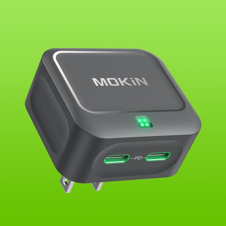 MOKiN's 40W Dual Port Apple Device Charger Now $20 Only 13