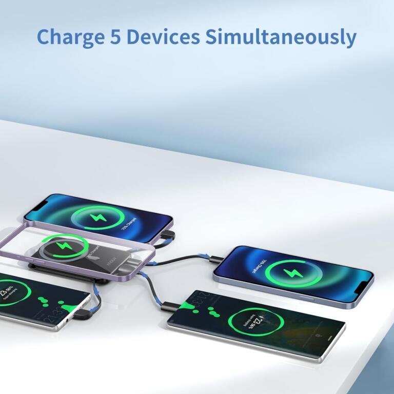 This $22 Magnetic Power Bank Can Recharge 5 Smartphones At Once! 1