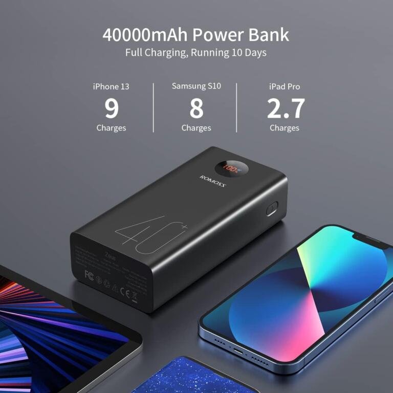 ROMOSS 40000mAh Portable Charger Now Only $23, Was $60 1