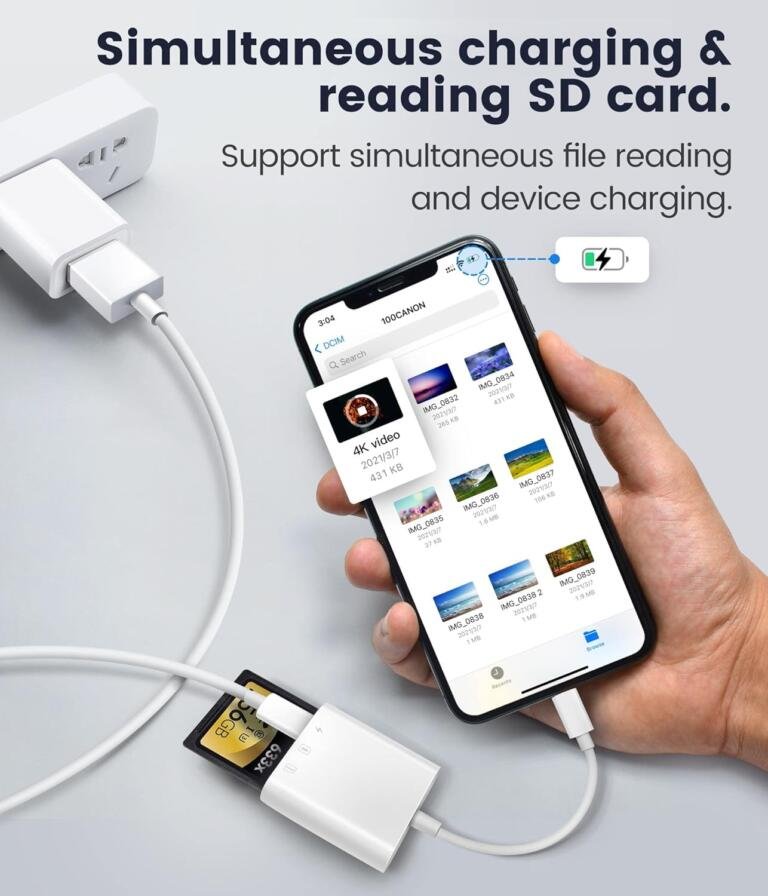 It's $10 For SD Card Reader for iPhone iPad! 1