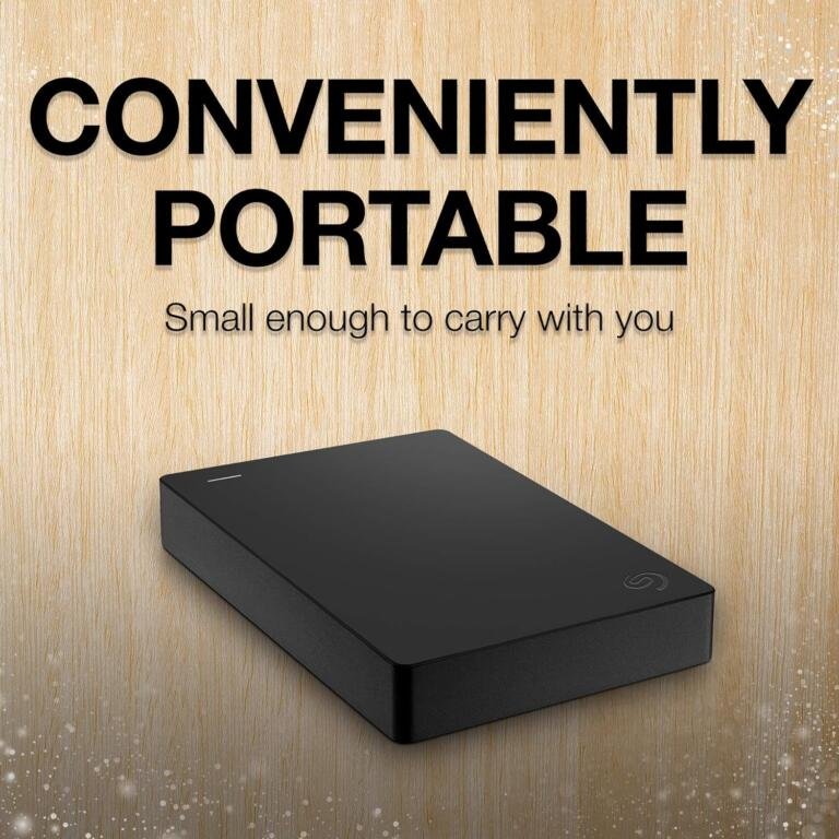 Seagate Portable 4TB External Hard Drive for PC/Mac/PS Now Only $100 1