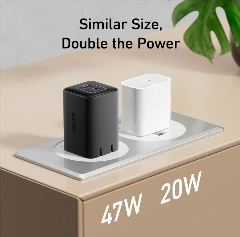 Anker 47W 2 Port USB C Charger For Mac & iPad Falls To $22.49 17