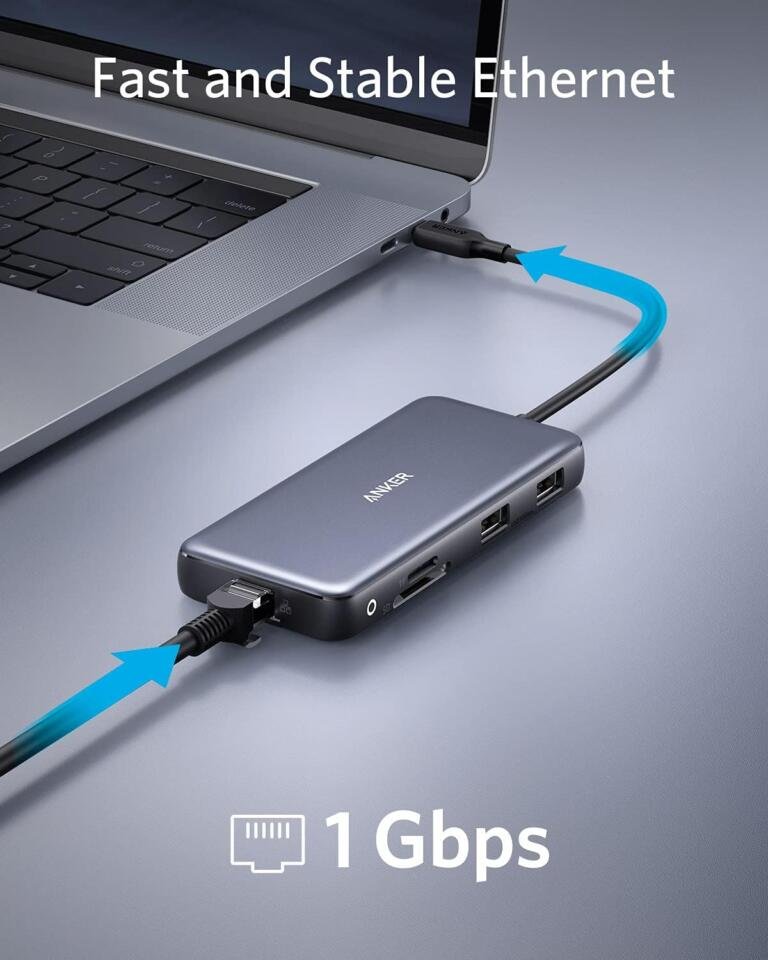 Enhance Your Connectivity with the Anker 555 USB-C Hub (8-in-1) – On Sale for $40! 1