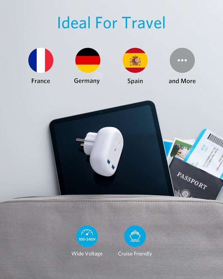 Anker European Travel 50% OFF At $10 14