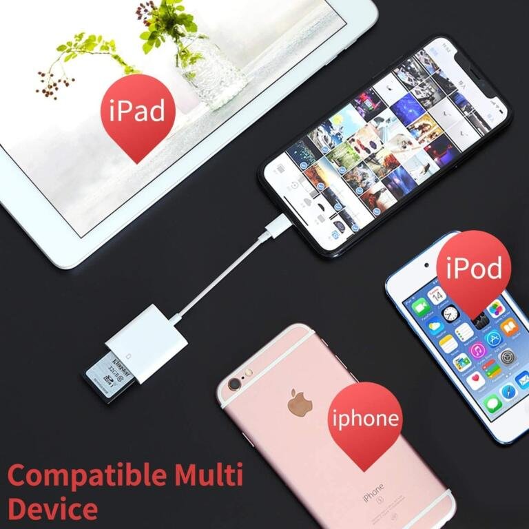Apple MFi Certified Lightning to SD Card Camera Reader for iPhone & iPad, Available for $7 on Amazon! 15