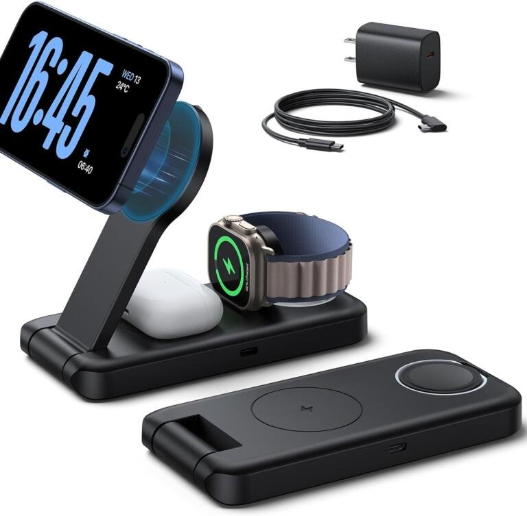 Lamicall 3 in 1 Charging Station for Apple Now $28 From $35 15
