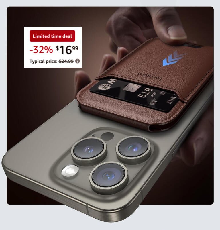 Exclusive Discount: Lamicall Magnetic Wallet Stand for iPhone Series, Now $17! 19