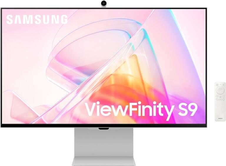 SAMSUNG 27" ViewFinity S9 Series 5K Monitor With Apple's AirPlay Support Now $900 Only 18