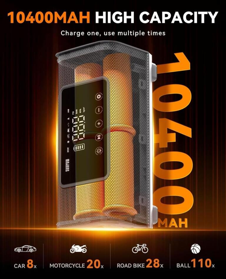 Get $100 Sunpow Tire Inflator for Just $40 with Exclusive Coupon 1