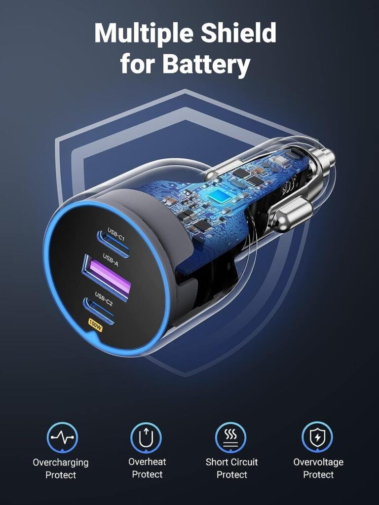 Grab the UGREEN 130W USB C Car Charger for $26, Down from $40 6