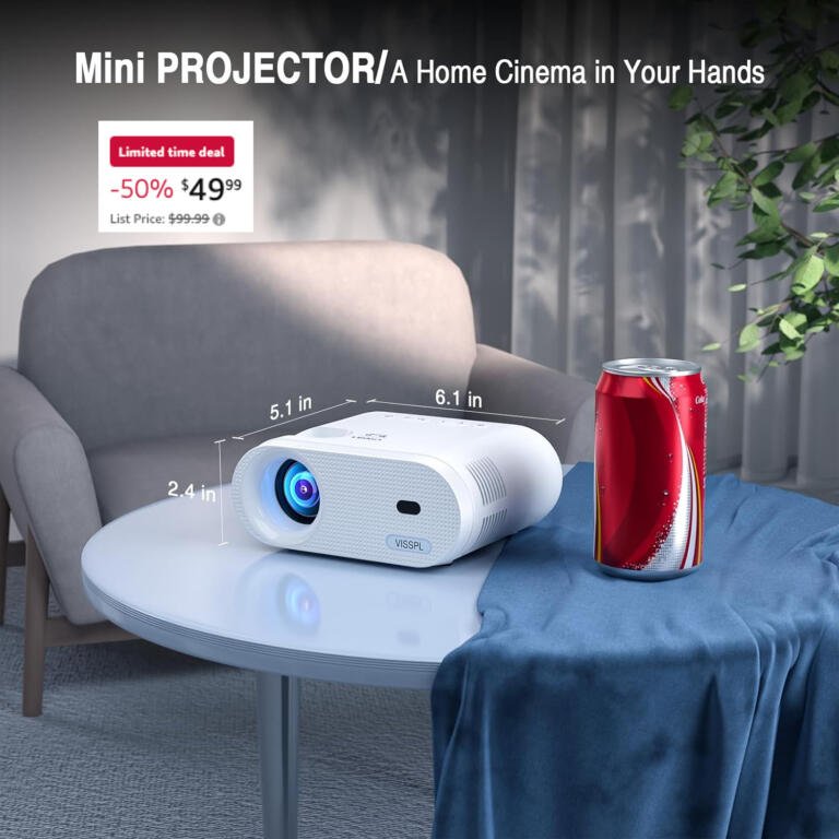 Get Ready for Movie Nights Anywhere! Premium Full HD Mini Projector For Smartphone Now Only $50! 1