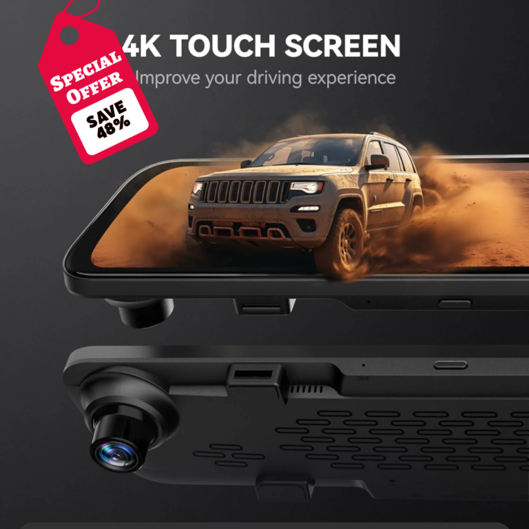 Act Fast: WOLFBOX G840S 12" 4K Mirror Dash Cam at a Special Price of $102 on Amazon - Shop Now! 1