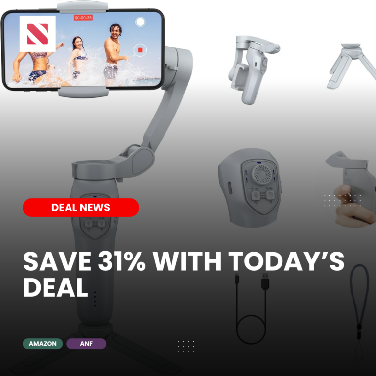 GRAB AMAZON'S BEST SELLING GIMBAL STABILIZER FOR SMARTPHONE FOR $52 ONLY 7