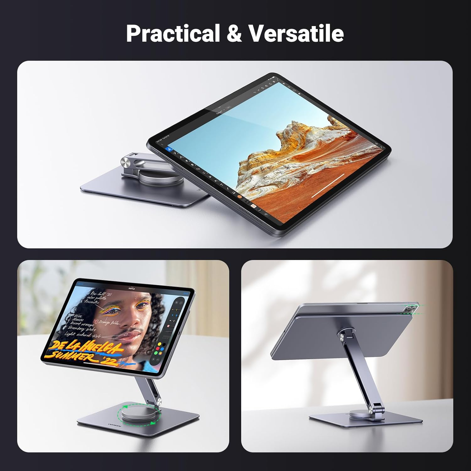Best iPad Magnetic Stand Deal: UGREEN's $50 Price Cut 2 The Ugreen magnetic stand is specifically designed to provide versatile support for your iPad. Its strong magnetic grip ensures your iPad stays securely