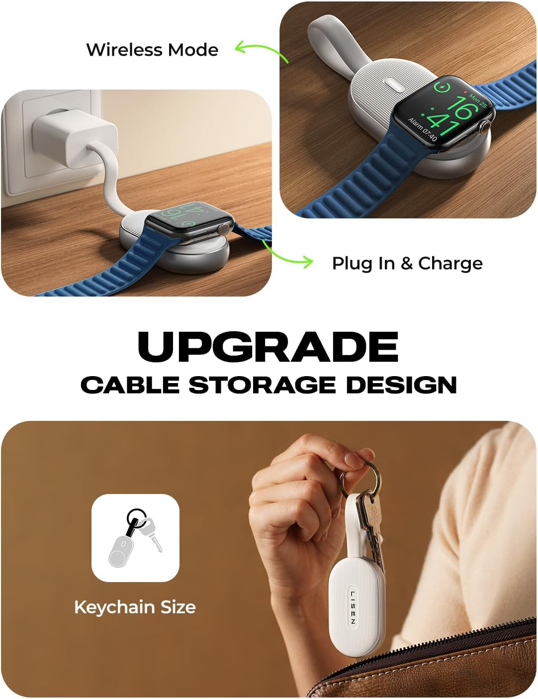 LISEN Magnetic Power Bank on Sale for $14 – Perfect for Apple Watch Users 2 Lisen Magnetic Power Bank