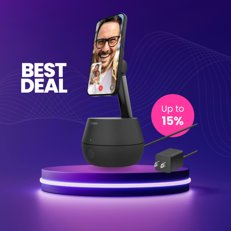 The Belkin Wireless Charger Stand with Auto Face Tracking is 15% off on Amazon! 15 Belkin Wireless Charger Stand