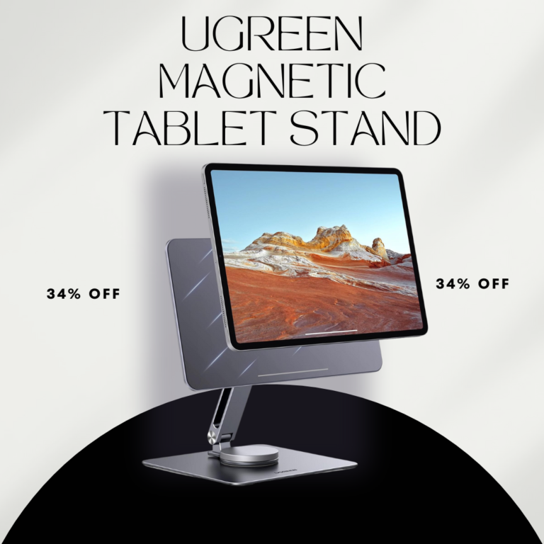 Top-Rated UGREEN Magnetic iPad Holder with 360° Rotation, Now 34% Off 1 UGREEN Magnetic Tablet Stand