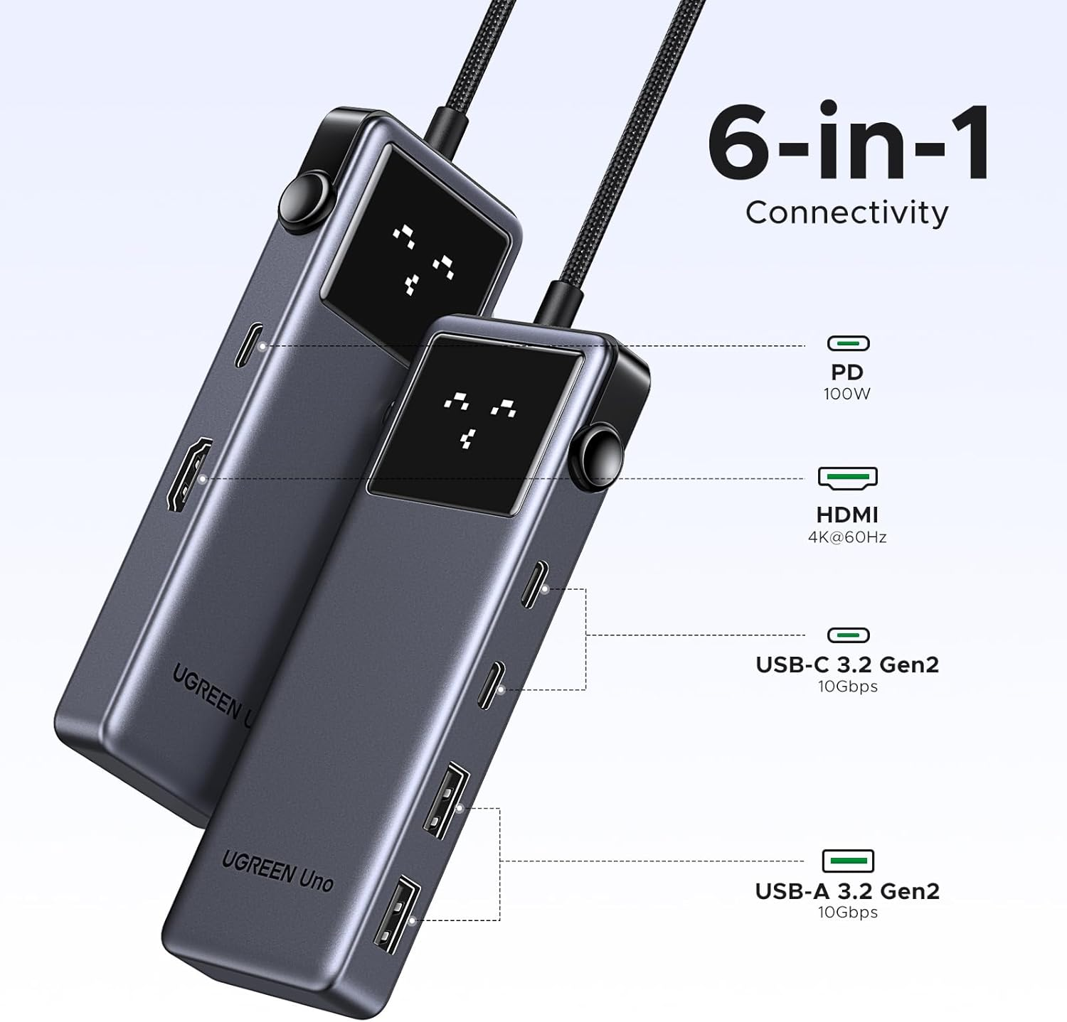 Score Ugreen's Adorable UNO 6-in-1 USB-C Hub for Just $16 on Amazon 2 Score Ugreen's Adorable UNO 6-in-1 USB-C Hub for Just $16 on Amazon 1