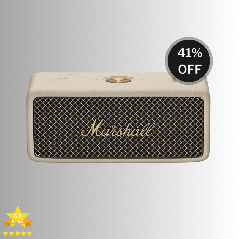 Best Choice Alert: Marshall Emberton II Portable Bluetooth Speaker in Cream Now 41% Off on Amazon! 14 Marshall Emberton Portable Bluetooth Speaker
