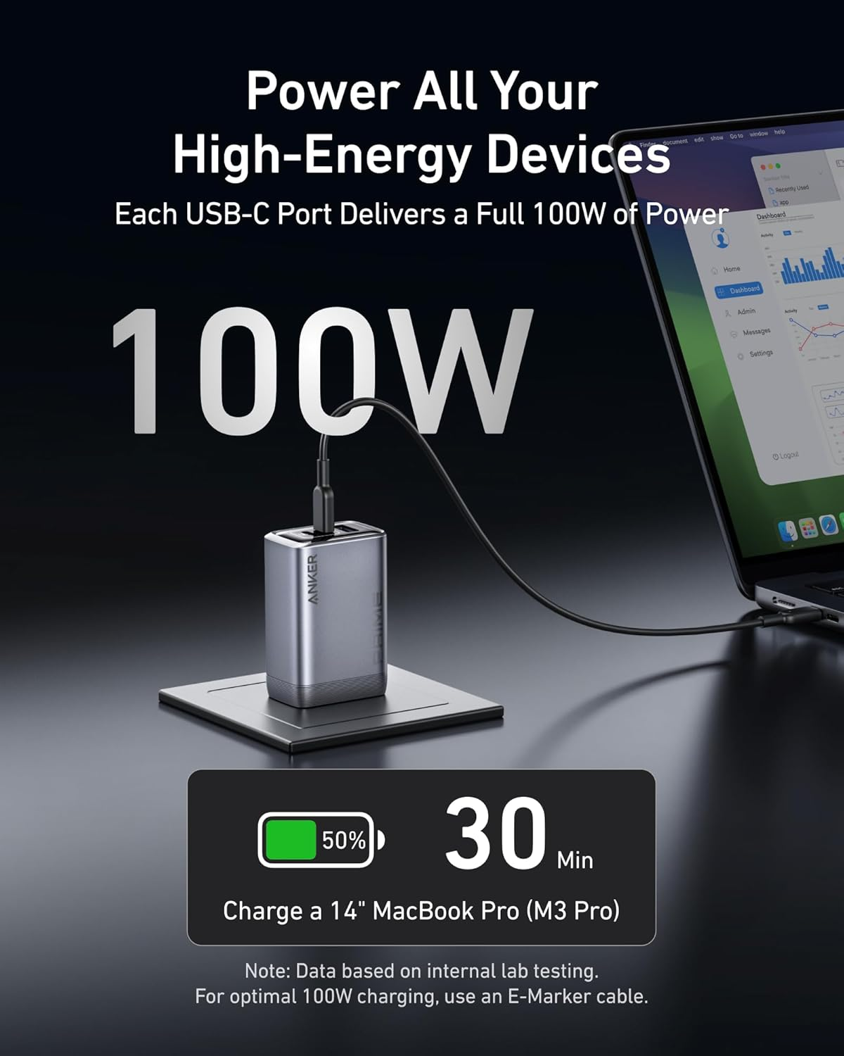 Anker 100W 3-Port USB-C GaN Charger Is Perfect For Travel and Daily Use 2 The Anker Prime 100W Charger