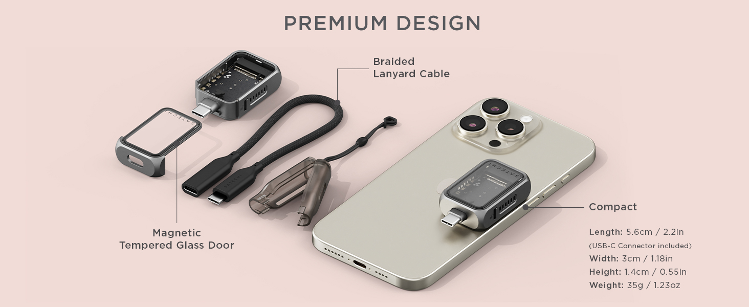 Unlock Blazing Fast Storage with Satechi's Compact 10Gbps SSD Case! 2 Satechi Mini SSD Device