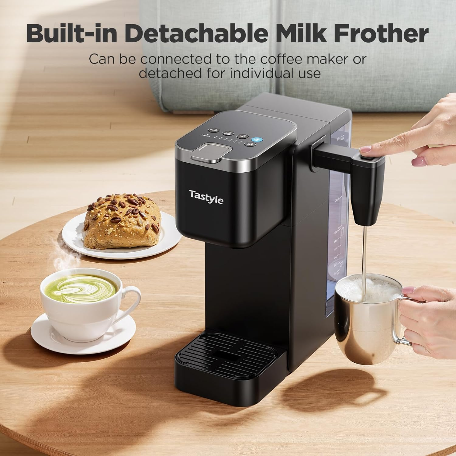 Single Serve Coffee Maker with Rechargeable Milk Frother – The Kitchen Upgrade You’ve Been Waiting For 2