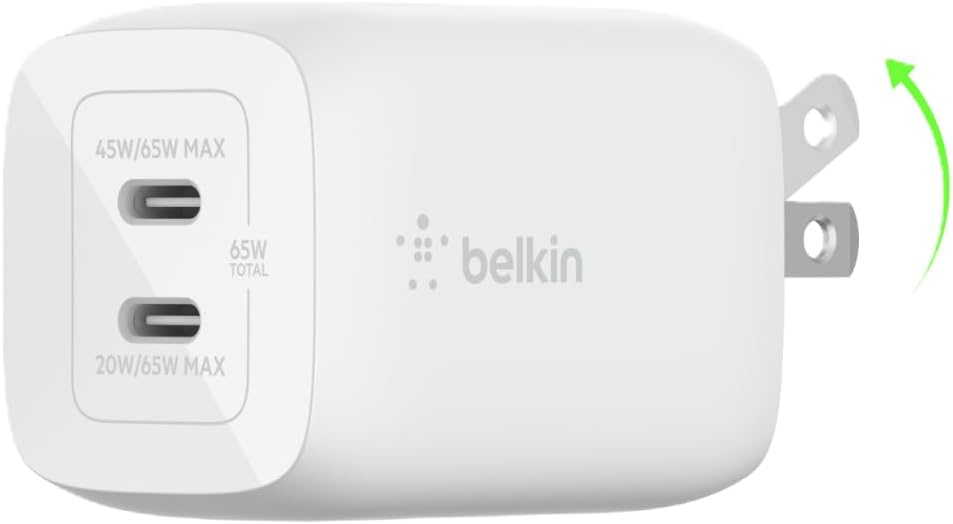 Why Belkin’s 65W GaN USB-C Charger Is a Must-Have for iPhone 16 & MacBook Users 1 Belkin Charger