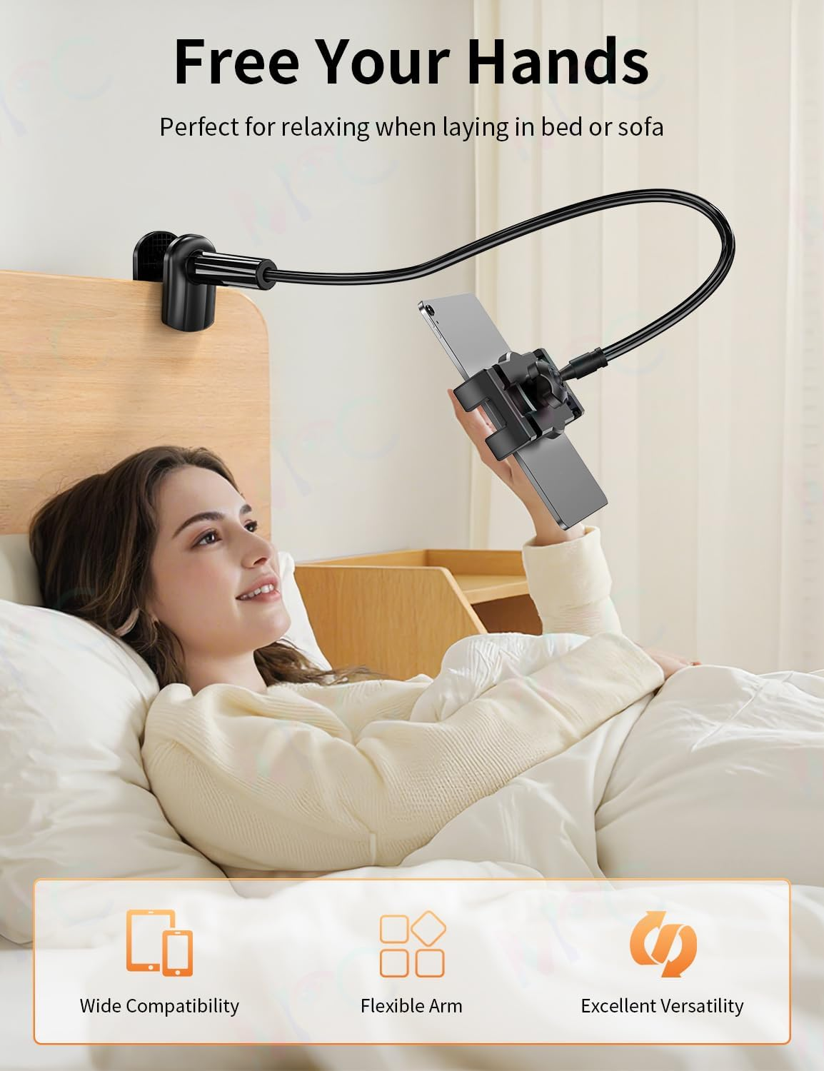tablet stand with Gooseneck Holder